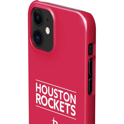 NBA Houston Rockets Standard - Red iPhone 12 Mini Lite Case
