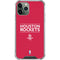 NBA Houston Rockets Standard - Red iPhone 12 Pro Clear Case