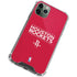 NBA Houston Rockets Standard - Red iPhone 12 Pro Max Clear Case