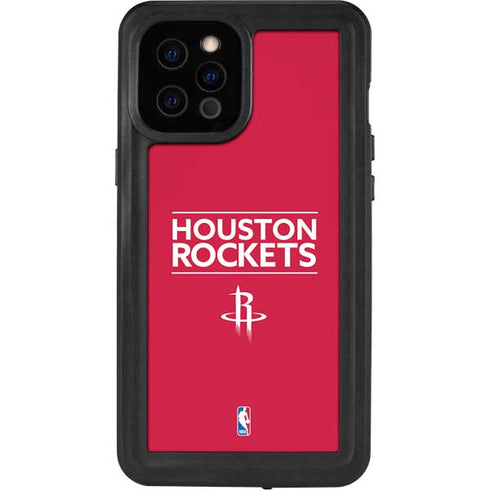 NBA Houston Rockets Standard - Red iPhone 12 Pro Max Waterproof Case