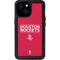 NBA Houston Rockets Standard - Red iPhone 13 Mini Waterproof Case