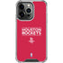 NBA Houston Rockets Standard - Red iPhone 13 Pro Clear Case