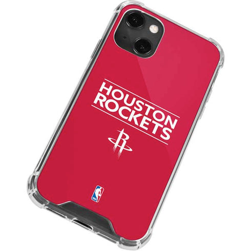 NBA Houston Rockets Standard - Red iPhone 15 Plus Clear Case