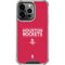 NBA Houston Rockets Standard - Red iPhone 14 Pro Clear Case