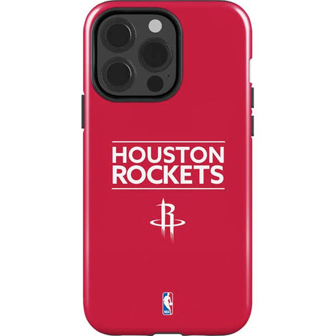 NBA Houston Rockets Standard - Red iPhone 15 Pro Impact Case