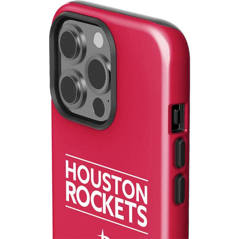 NBA Houston Rockets Standard - Red iPhone 15 Pro Impact Case