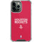 NBA Houston Rockets Standard - Red iPhone 14 Pro Max Clear Case