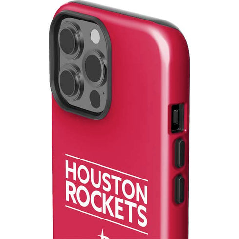 NBA Houston Rockets Standard - Red iPhone 15 Pro Max Impact Case