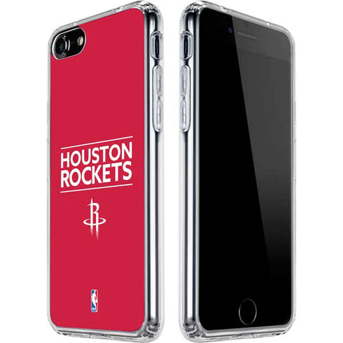 NBA Houston Rockets Standard - Red iPhone SE (2nd & 3rd Gen) Clear Case