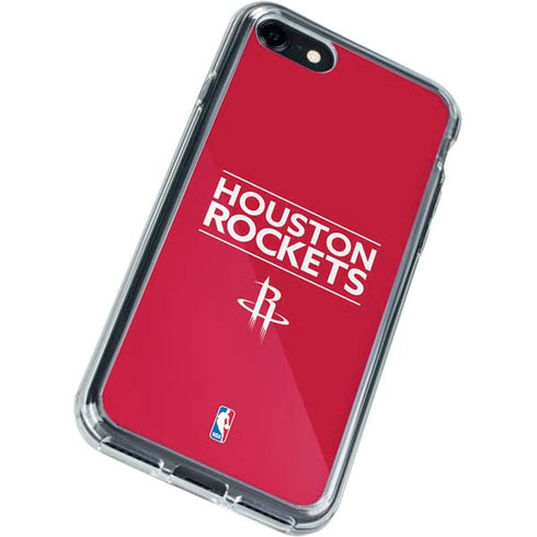 NBA Houston Rockets Standard - Red iPhone SE (2nd & 3rd Gen) Clear Case