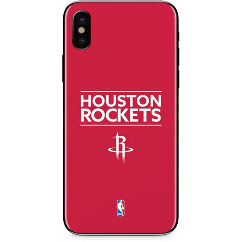 NBA Houston Rockets Standard - Red iPhone XS Skin