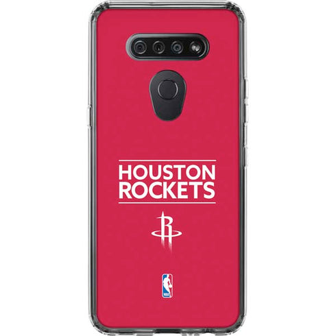 NBA Houston Rockets Standard - Red LG K51/Q51 Clear Case
