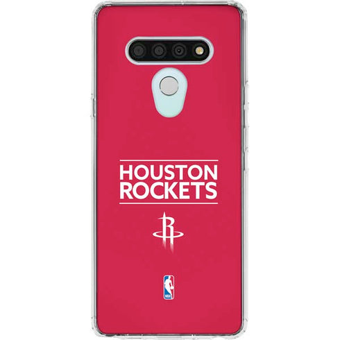 NBA Houston Rockets Standard - Red LG Stylo 6 Clear Case