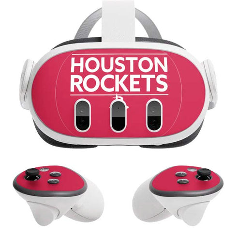 NBA Houston Rockets Standard - Red Meta Quest 3 Skin