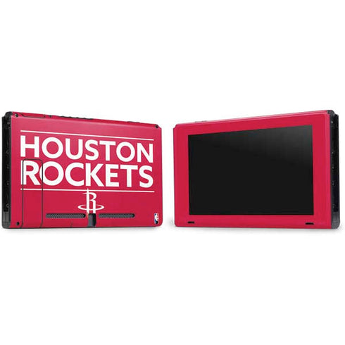 NBA Houston Rockets Standard - Red Nintendo Switch Bundle Skin