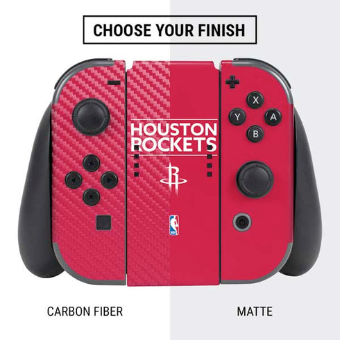 NBA Houston Rockets Standard - Red Nintendo Switch Bundle Skin