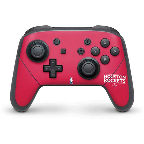 NBA Houston Rockets Standard - Red Nintendo Switch Pro Controller Skin