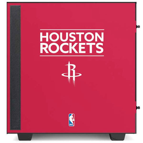 NBA Houston Rockets Standard - Red NZXT H510 Compact ATX Mid-Tower Case Skin