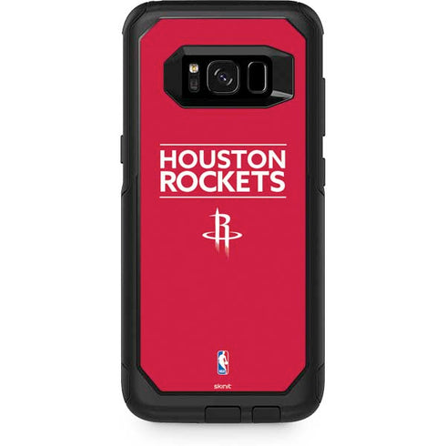 NBA Houston Rockets Standard - Red Otterbox Commuter Galaxy Skin