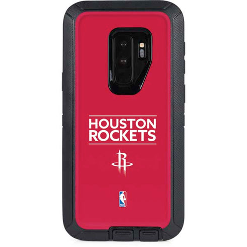 NBA Houston Rockets Standard - Red Otterbox Defender Galaxy Skin