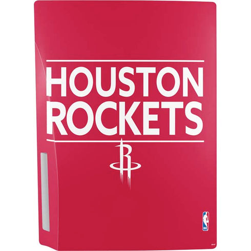 NBA Houston Rockets Standard - Red PS5 Console Skin