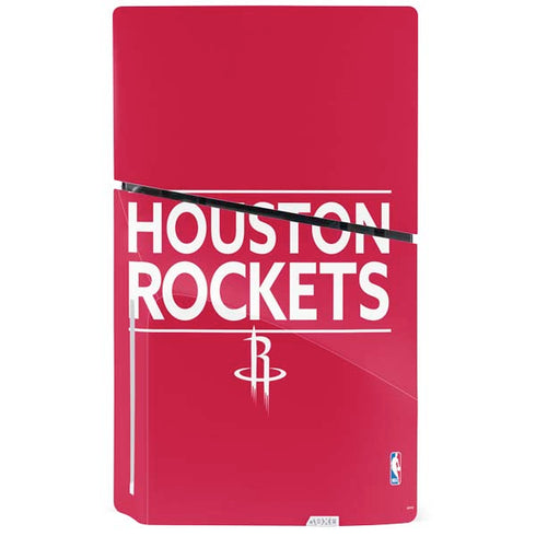 NBA Houston Rockets Standard - Red PS5 Slim Disk Bundle Skin