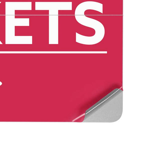 NBA Houston Rockets Standard - Red Surface Laptop Studio Skin