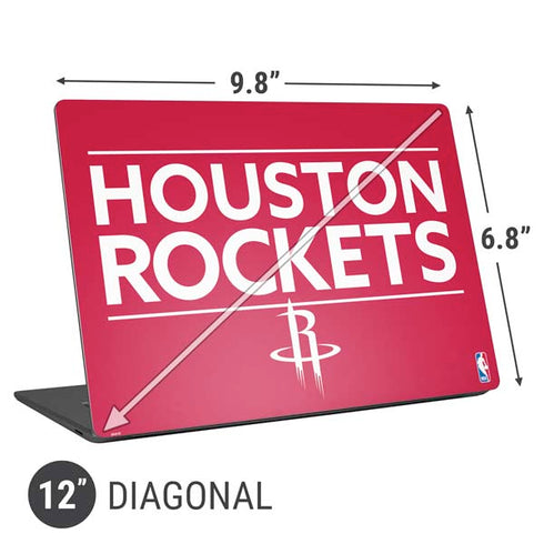 NBA Houston Rockets Standard - Red Universal Laptop 12in (9.8 x 6.8in) Skin