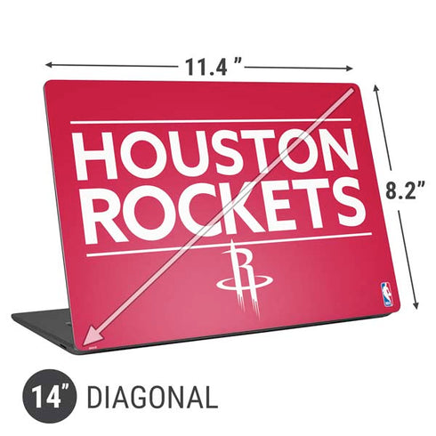 NBA Houston Rockets Standard - Red Universal Laptop 14in (11.4 x 8.2in) Skin