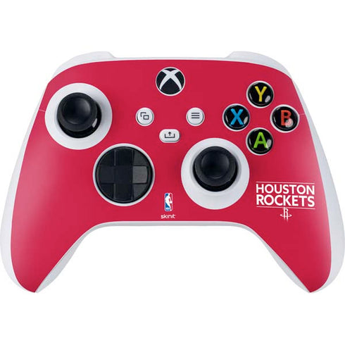 NBA Houston Rockets Standard - Red Xbox Series S Controller Skin