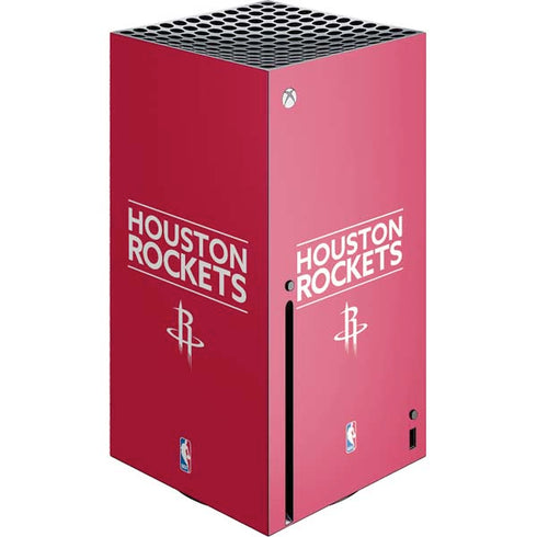 NBA Houston Rockets Standard - Red Xbox Series X Console Skin