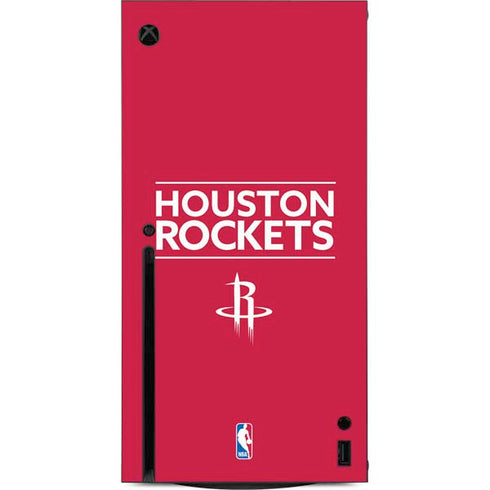 NBA Houston Rockets Standard - Red Xbox Series X Console Skin