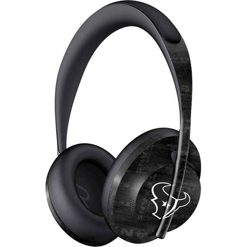 NFL Houston Texans Black & White Bose Noise Cancelling Headphones 700 Skin