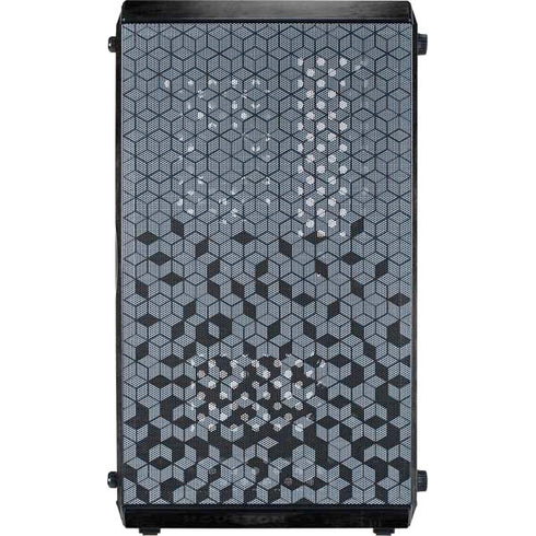 NFL Houston Texans Black & White Cooler Master MasterBox Q300L Mini Tower Skin