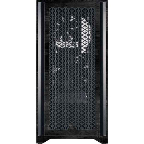 NFL Houston Texans Black & White Corsair 4000D Tempered Glass Mid-Tower ATX Case Skin