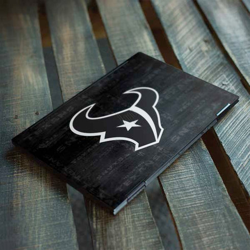 NFL Houston Texans Black & White HP Envy Skin
