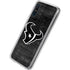 NFL Houston Texans Black & White Galaxy A10e Clear Case