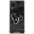 NFL Houston Texans Black & White Galaxy A12 Clear Case