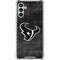 NFL Houston Texans Black & White Galaxy A13 5G Clear Case