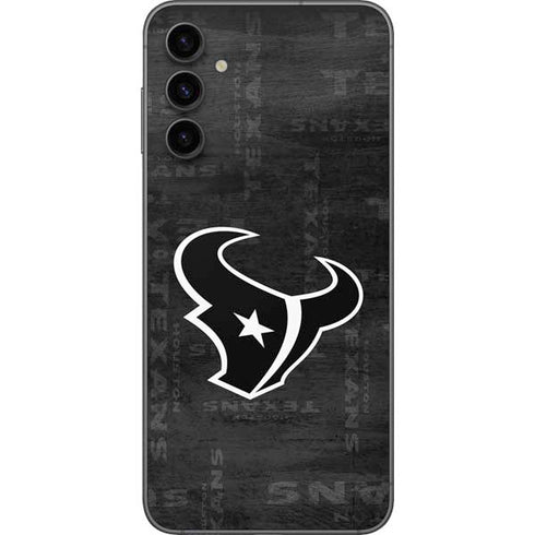 NFL Houston Texans Black & White Galaxy A14 5G Skin