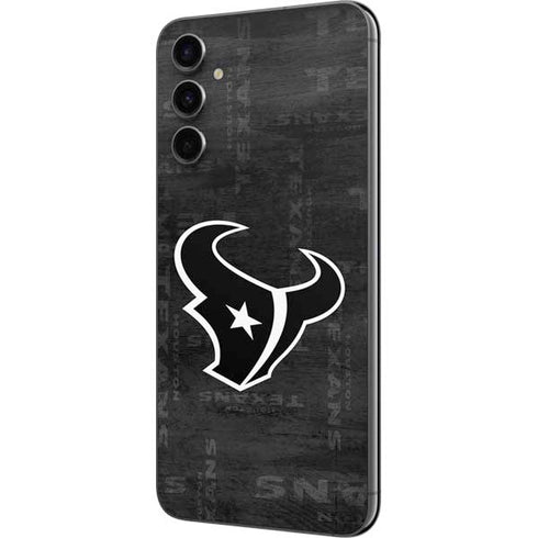 NFL Houston Texans Black & White Galaxy A14 5G Skin