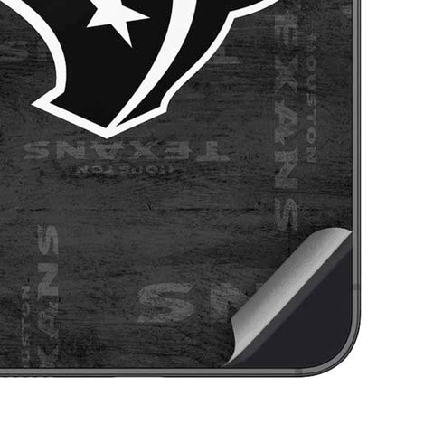 NFL Houston Texans Black & White Galaxy A14 5G Skin