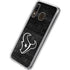NFL Houston Texans Black & White Galaxy A20 Clear Case