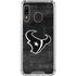 NFL Houston Texans Black & White Galaxy A30 Clear Case
