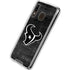 NFL Houston Texans Black & White Galaxy A30 Clear Case