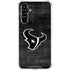NFL Houston Texans Black & White Galaxy A54 5G Clear Case