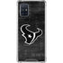 NFL Houston Texans Black & White Galaxy A71 5G Clear Case