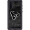 NFL Houston Texans Black & White Galaxy Note 10 Waterproof Case