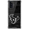 NFL Houston Texans Black & White Galaxy Note20 5G Clear Case