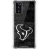 NFL Houston Texans Black & White Galaxy Note20 5G Clear Case
